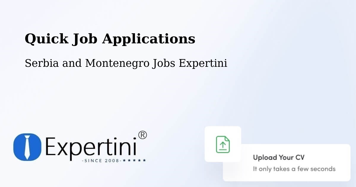 Quick Apply Feature – Corner Brook - Serbia and Montenegro Jobs Expertini